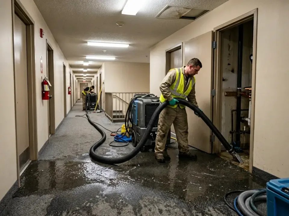 multi-unit-apartment-hallway-f-005 — frequently asked questions, Emergency Burst Pipe Water Extraction & Removal in Mukwonag…